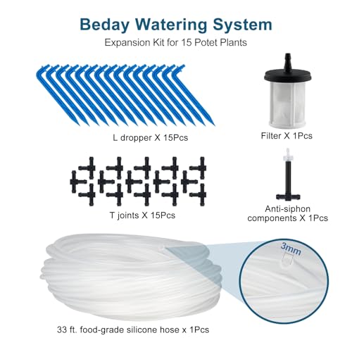 Automatic Plant Waterer Replacement Kit for 15 Potted Plants (Pack of 4)