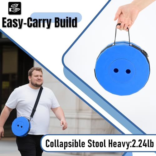 Collapsible Stool Set of 2 (Blue / 2pack)