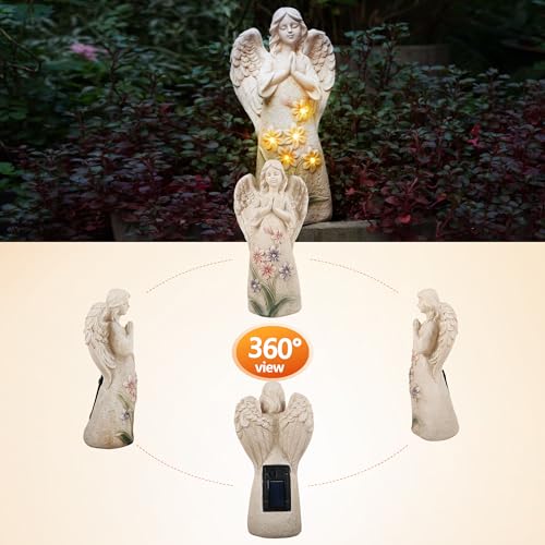 Solar Angel Garden Statue (Angle 9.6in)