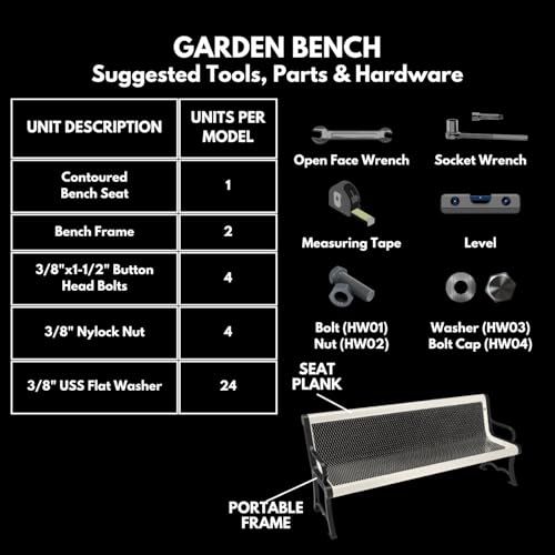Bench, Yellow, Punched, 6Ft, with Back, Portable
