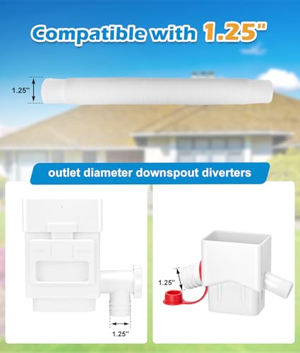 Rain Barrel Hose Connector 2 Pack (2Pack)