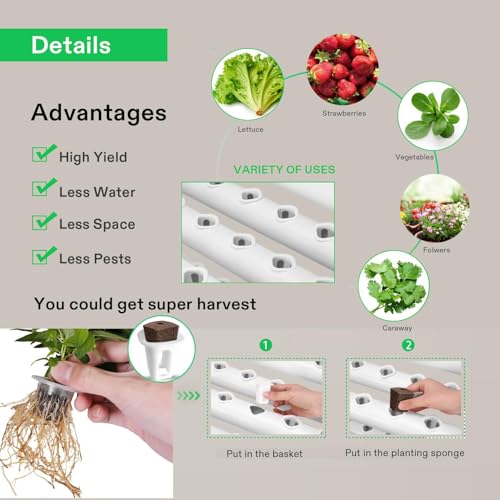 Wall Mounted Hydroponic Grow Kit