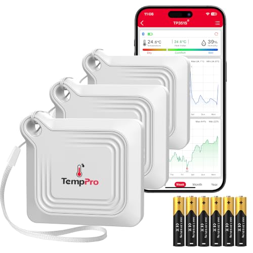 TempAir Bluetooth Thermometer Hygrometer (White)