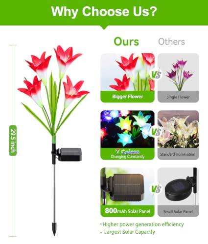 Outdoor Solar Lights (8 Count)