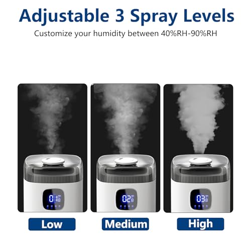 Large Humidifier for Bedroom (White S)
