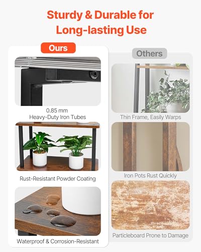 Plant Stand Indoor with Grow Lights