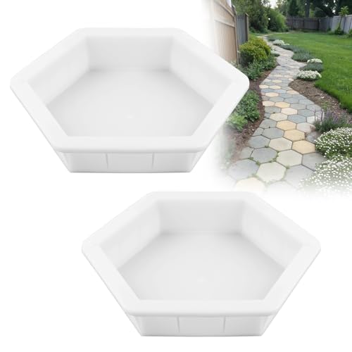 Stepping Stone Molds (3 Round+3 Squre-Black)