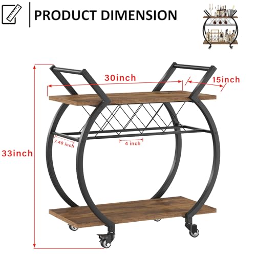 Industrial Bar Cart