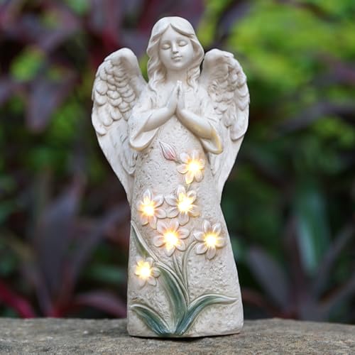 Solar Angel Garden Statue (Angle 9.6in)