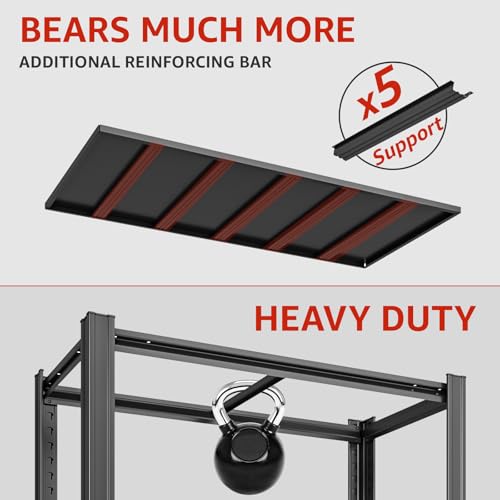 5 Tier Heavy Duty Garage Shelving (5T 55" W x 24" D x 84" H)