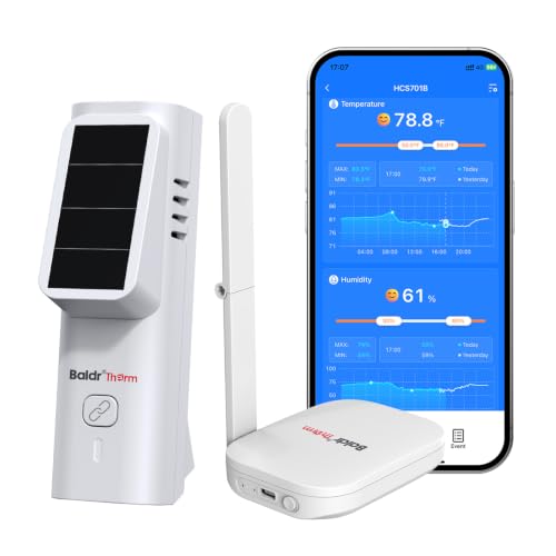 Smart WiFi Hygrometer Thermometer 1 Pack (White Wifi 1pack)