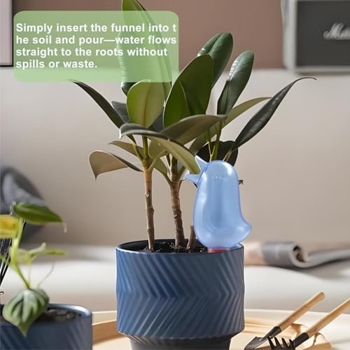 6 Pack Self Watering Spikes (Blue & Orenge)