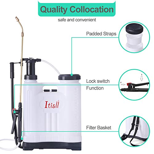 4 Gallon Backpack Sprayer (white / 4Gallon)