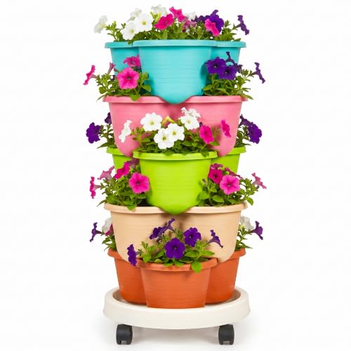 5 Tier Vertical Garden Planter (Multicolor / 5 Tier)