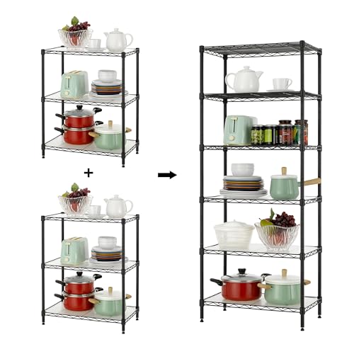 6 Tier Wire Shelving Unit