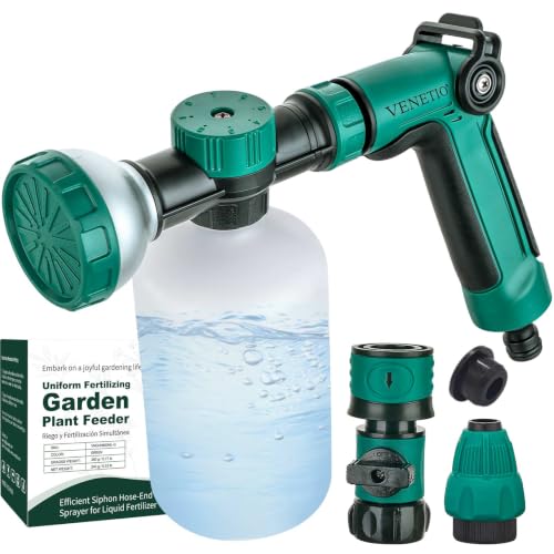 8 Dial Hose Attachment Spray Gun for Liquid Fertilizer (Garden Sprayer Pro (16 oz))