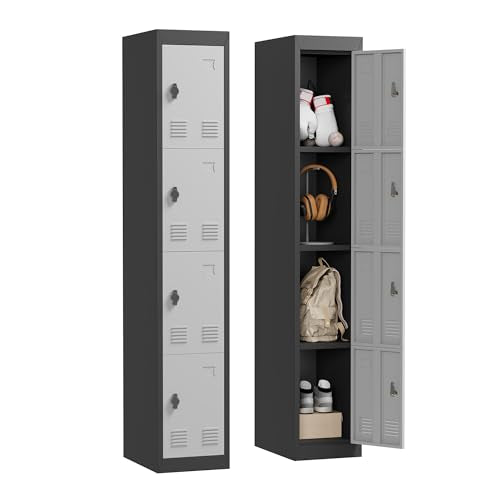 4 Doors Tall Single Metal Locker