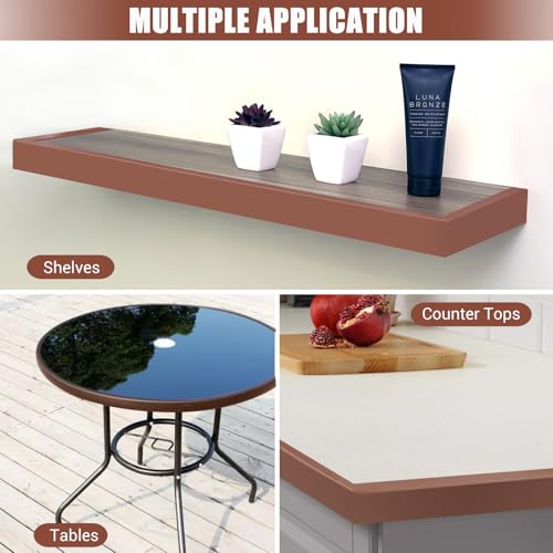 Rubber Edge Trim (Fit 1-5/8" - L20' / Brown)