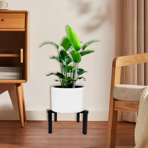 Four Legs Adjustable Metal Plant Stand for 5" (3 - Mini / Mini Black 5-10")