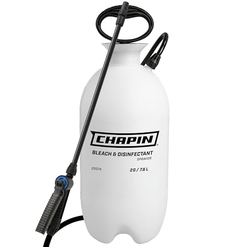 22074 2 Gallon Bleach Pump Sprayer for Cleaning & Disinfecting (2-Gallon)