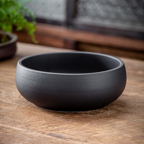 Lotus Bowl Planter (Black)