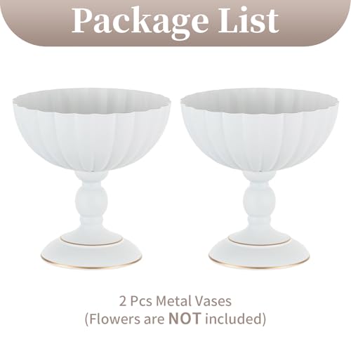 White Urn Vase for Centrepieces (White)