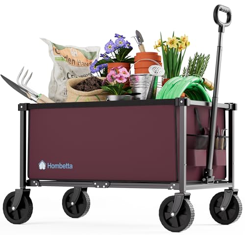 29.3" Collapsible Wagon Cart (Winered / 150L)