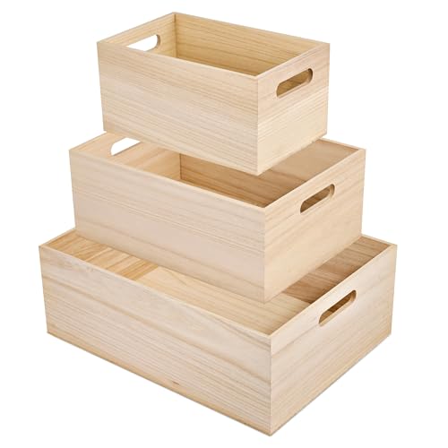 Unfinished Wooden Boxes for Storage