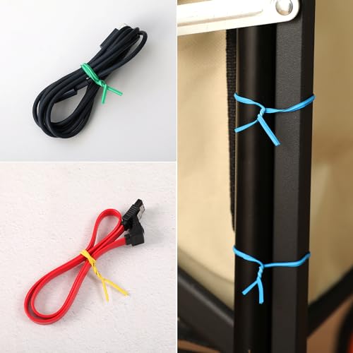 300 Pcs 6 inch Blackish Green Plastic Twist Ties