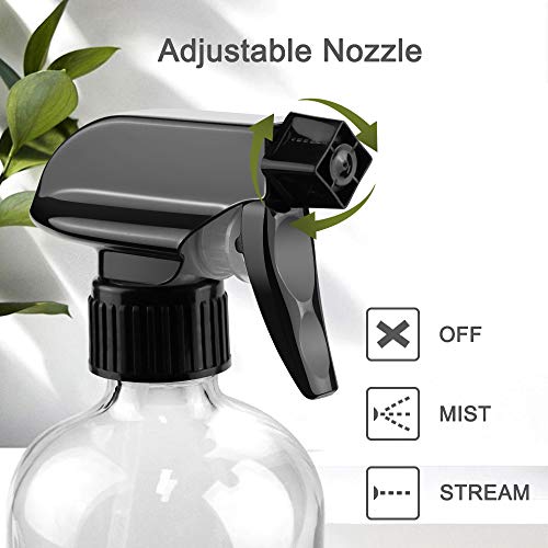 Glass Spray Bottles (2 Count)