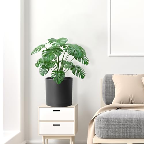 12 inch Large Deep Plant Pots for Outdoor Indoor Plants