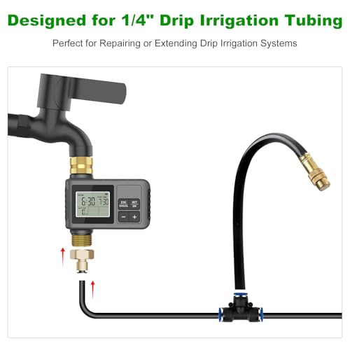 1 4 Inch Brass Drip Irrigation Connector (1/4 Inch Brass Connector)