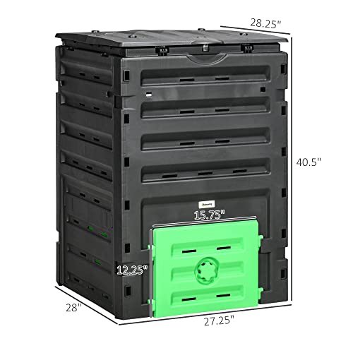 Compost Bin Outdoor 120 Gallon