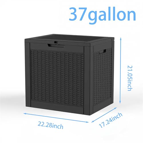 37 Gallon Deck Box (Black / 37 gallon)
