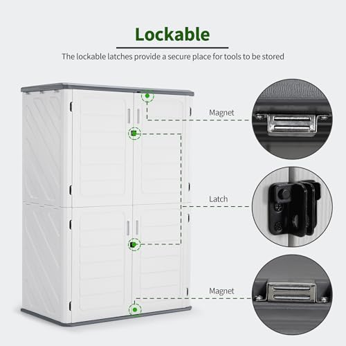 Macrout 50 Cu Ft Outdoor Storage Cabinet