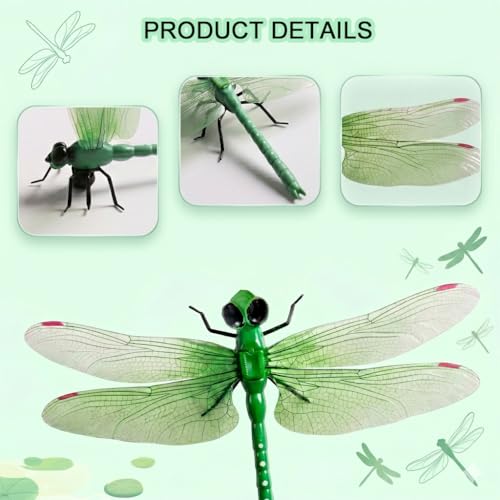 12pcs Dragonfly Hat Clip Realistic Fake Dragonflies Clip (24 Count)