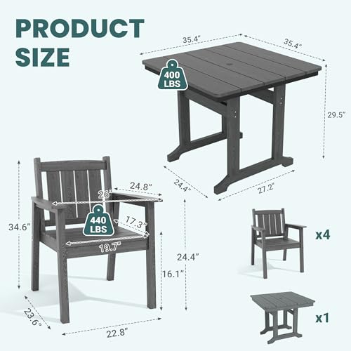 Patio Dining Table Set