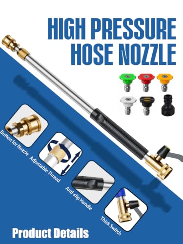 Adjustable Jet Nozzle High Pressure Hose Nozzle