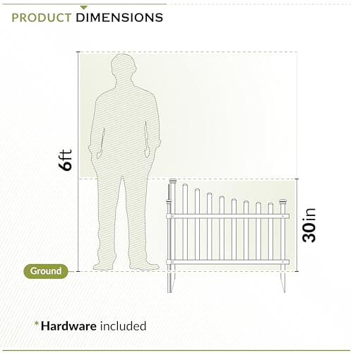 Zippity Ashley Corner Picket Fence (8.33 Sq Ft)