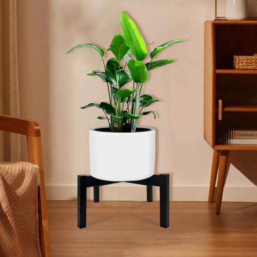 Heavy Duty Adjustable Metal Plant Stand for 10" (3 - Mini / Mini Black 10-16")