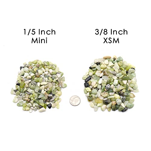 Green Jade Polished Rocks for Plants