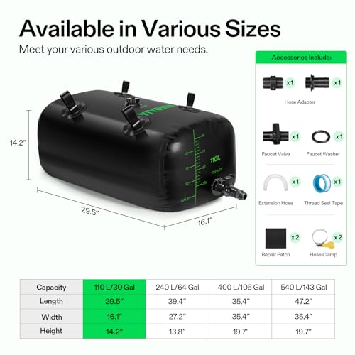 110 L 30 Gal Water Storage Bladder (30 Gallon)