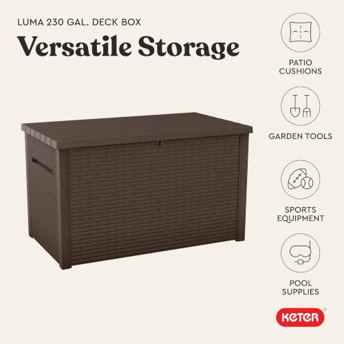 Luma 230 Gallon Deck Box (Brown)