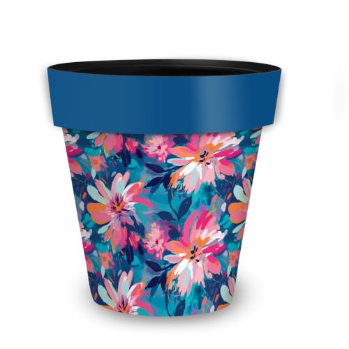 Everyday Planter 11.75 x 11 x 11 Abstract Floral Medium