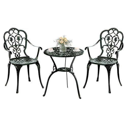 Patio Bistro Set of 2 (Butterfly / Green)