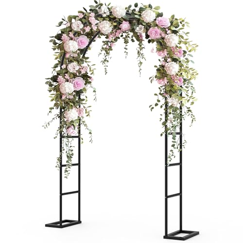 Arch Trellis for Climbing Plants Outdoor (94.5"(H)*55"(L)*7.7"(W))
