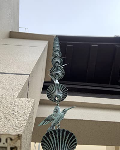 Rain Chain 8.5FT (Blue Bird)