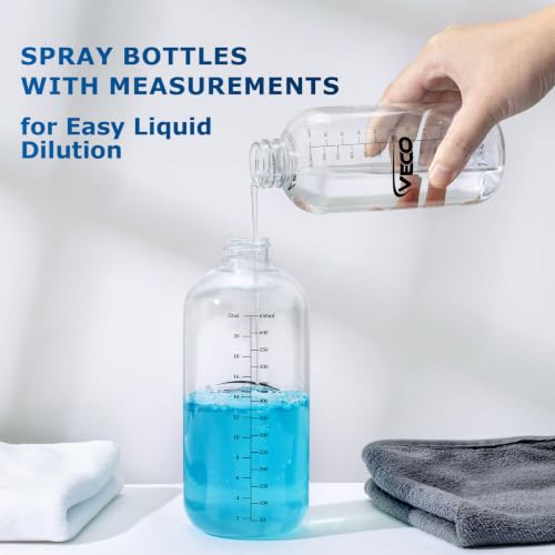 24oz Graduated Spray Bottles (24oz 4pack)