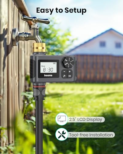 Sprinkler Timer with Brass Swivel