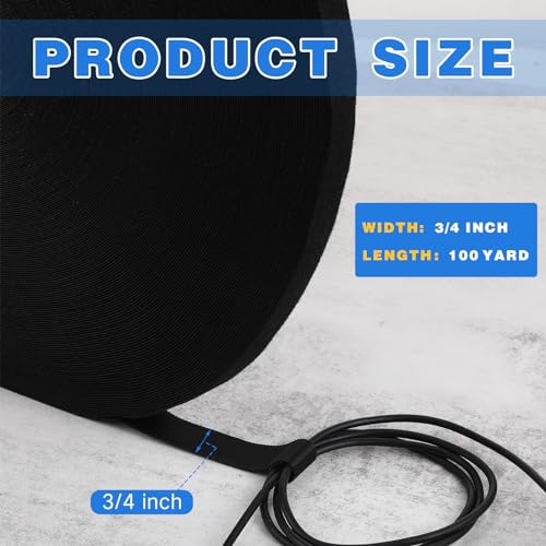 3 4 in x 300 ft Heavy Duty Hook and Loop Straps